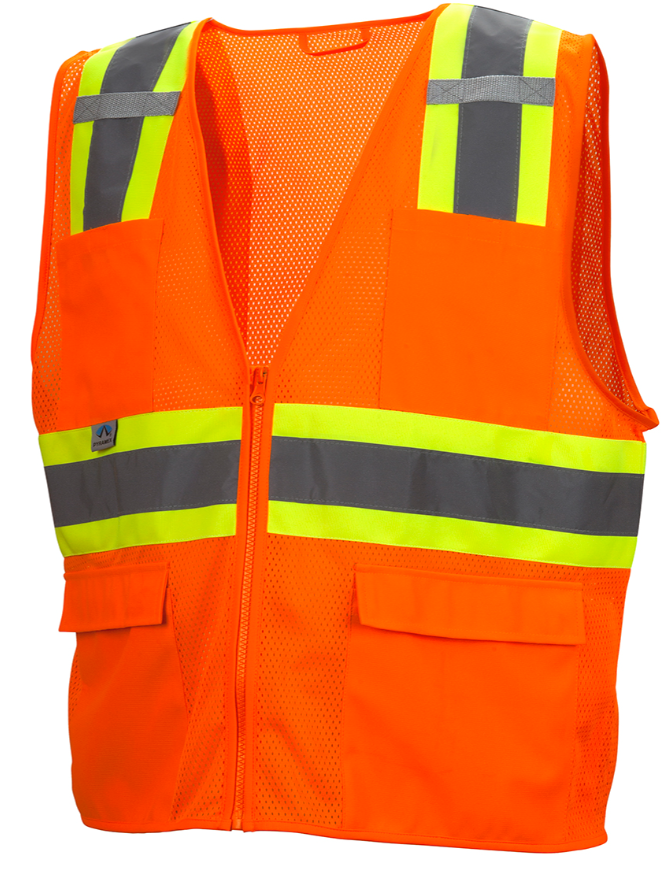 Safety Vest - Pyramex RVZ23 Series Class 2 Vests (Bulk Order Discount - 20 qty)