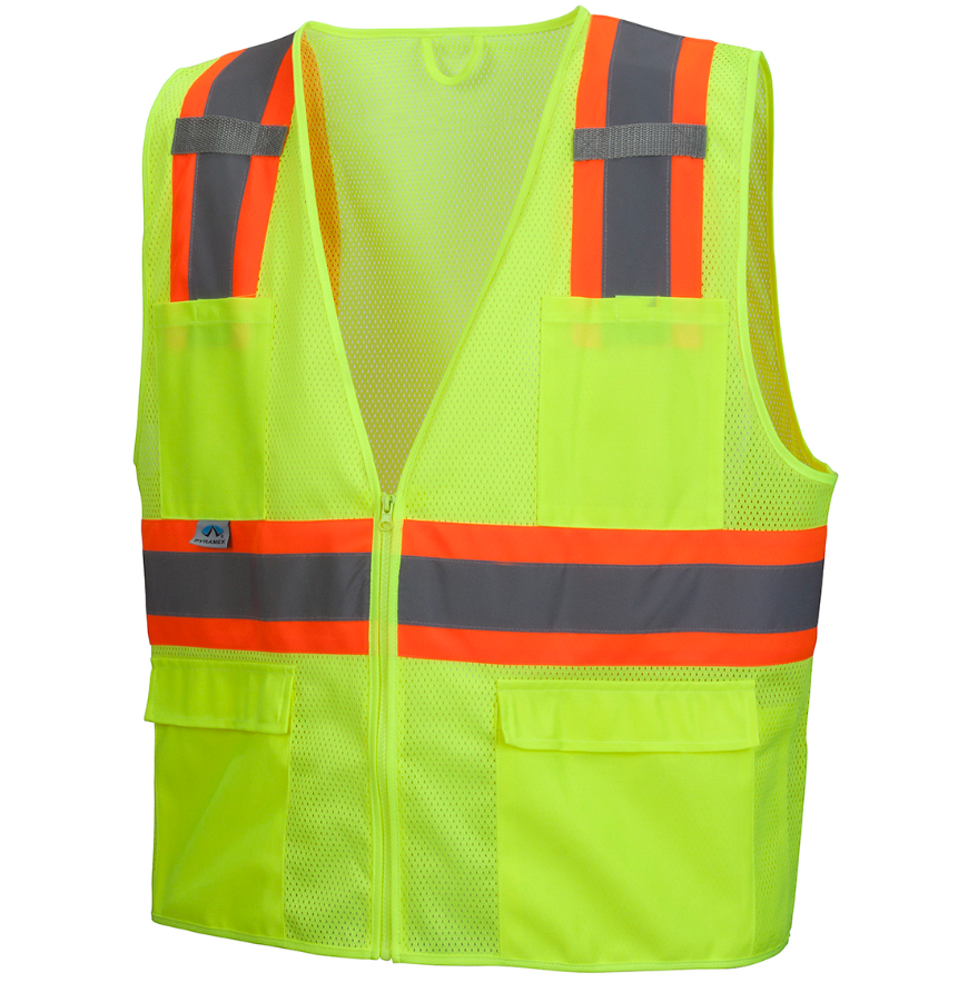 Safety Vest - Pyramex RVZ23 Series Class 2 Vests (Bulk Order Discount - 20 qty)