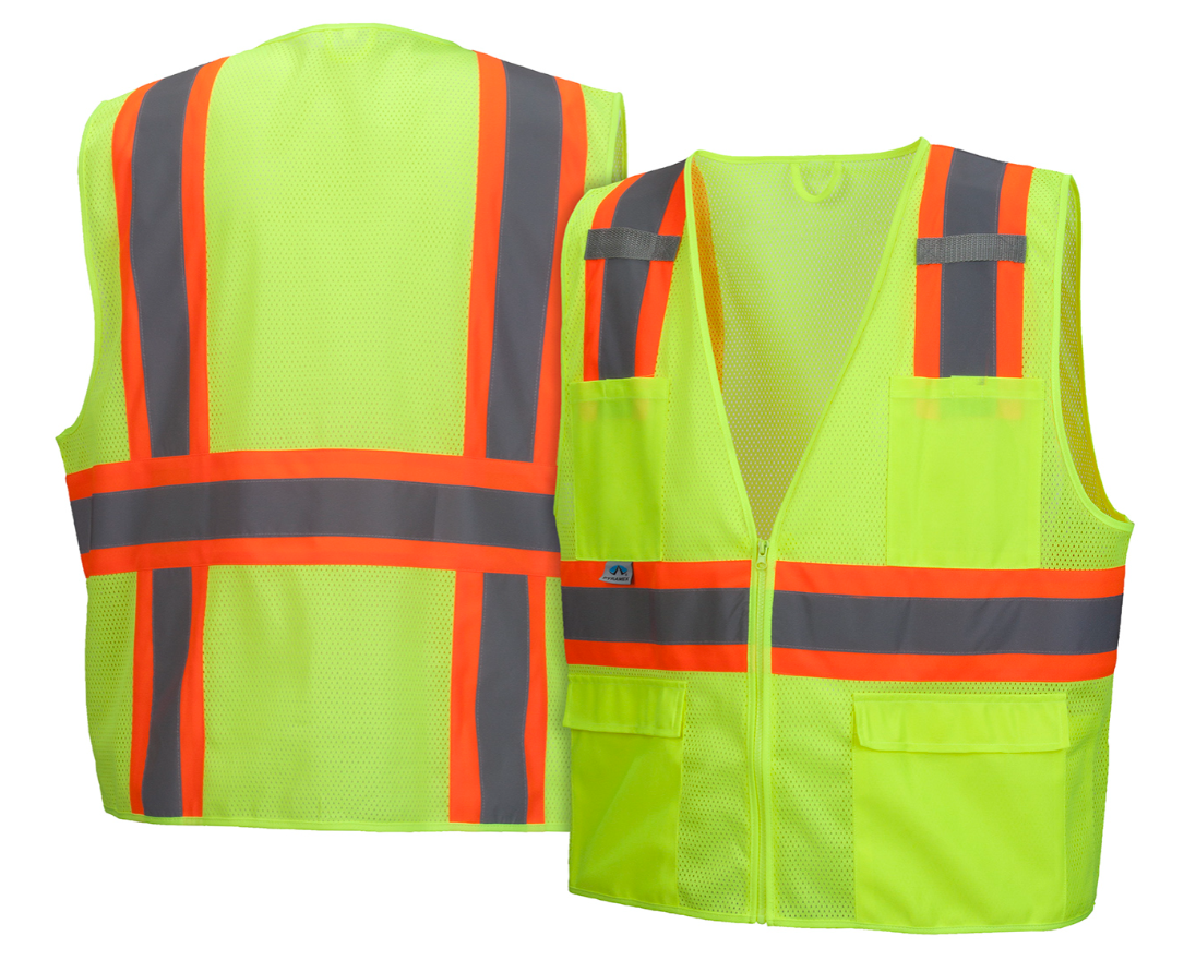 Safety Vest - Pyramex RVZ23 Series Class 2 Vests (Bulk Order Discount - 20 qty)