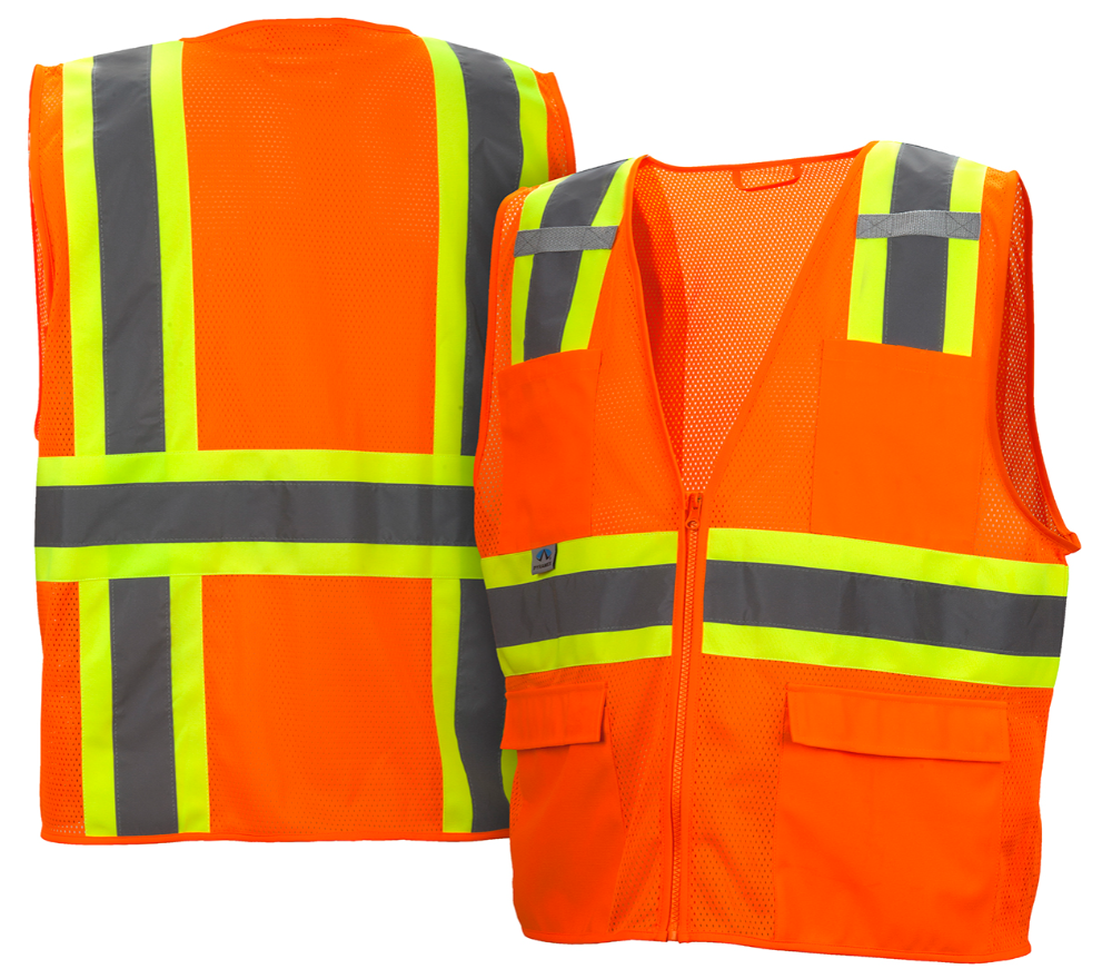 Safety Vest - Pyramex RVZ23 Series Class 2 Vests (Bulk Order Discount - 20 qty)